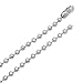 4mm Durable Solid Stainless Steel Smooth Beaded Ball Chain Necklace