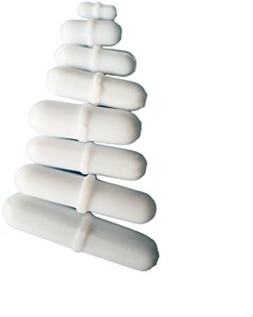 8 pcs Magnetic Stirrer Mixer Bar Stir Bar White color