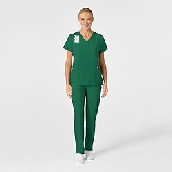 WonderWink W123 Women’s Stylized V-Neck Scrub Top