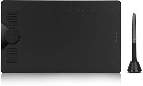 تابلت رسم جرافيك Hs610 من هيوين مزو د بقلم مستدق الطرف بدون بطارية لانظمة اندرويد وويندوز وماك او اس حلقة لمس 10 بوصة 12 16 مفتاح ضغط اشتري اون لاين بأفضل الاسعار في السعودية