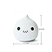 Kids Night Light EMDMAK Silicone Night Lamp Battery Operated with 7-Color Mood Light, Sensitive Tap Control for Baby Kids Adults (White) (Light A)