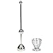 Egg Cracker, Soft Boiled Egg Cutter Topper, Easter Egg Cookie Cutter, DFmicro One Silver Egg Holder, Stainless Steel Kitchen Tool for Removing Top of Soft Hard Boiled Eggs Shell Smooth Round Opening