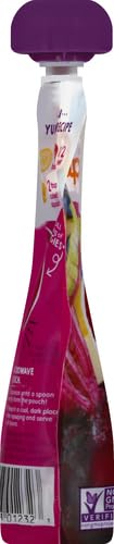 HAPPY TOT LOVE MY VEGGIES STAGE 4 ORGANIC TODDLER FOOD BANANA BEET SQUASH & BLUEBERRY, 4.22 OUNCE POUCH ORGANIC BABY FOOD/TODDLER FOOD POUCHES, FRUIT AND VEGGIE BLEND, FULL SERVING OF VEGETABLES