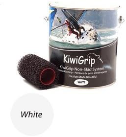 KiwiGrip 4 Liter Can - White & 4" Roller by KiwiGrip