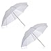 Neewer 2 Pack 33"/84cm White Translucent Soft Umbrella for Photo and Video Studio Shooting primary