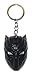 Black Panther Key Chain Game Movie Flim metal mask souvenir (Black)