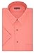 Van Heusen Men's Dress Shirts Short Sleeve Poplin Solid, Hazel, 14.5