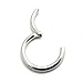 NewkeepsR 3PCS-1.2mm(16 gauge) 316L Surgical Steel Septum Hinged Clicker Segment Helix Daith Cartilage Tragus Lobe Snug Rook Orbital Rings-8/9/10mm