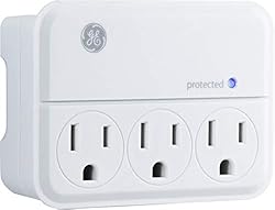 GE 3-Outlet Extender Wall Tap, Grounded