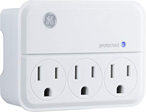 GE 3-Outlet Extender Wall Tap, Grounded