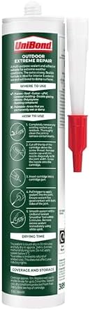 Unibond Outdoor Extreme Repair Sealant 389g Polymer Based Weatherproof view 2