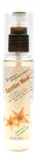 Sunflower's Temptation Dream Body Mist 2 Oz Selection (2 Pack, EGYPTIAN MUSK)