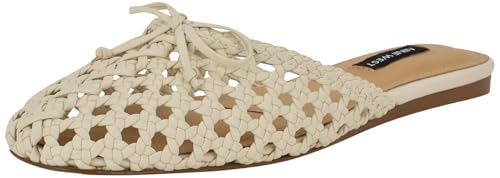 Nine West Women’s Lolah Flat, Cream 150, 5