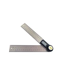 taytools 200 mm 8" 2 en 1 Digital Protractor Goniometer Digital Digital Angle Finder regla con cuchillas de acero inoxidable 114105