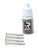 Red Dirt Derby Pinewood Derby Machined and Polished Axles (4 axles) Plus Graphite for Reduced Friction and Increased Speed