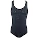 iiniim Men's Stretchy One-Piece High Cut Leotard Bodysuit Wrestling Singlet Black XL