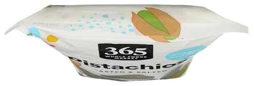 365 BY WHOLE FOODS MARKET, ROASTED & SALTED PISTACHIOS, 24 OUNCE