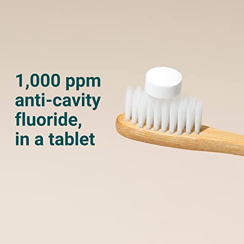 Dr.NOAH Toothpaste Tablets with Fluoride 30 Tablets Tin Travel Can