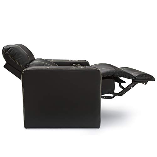 Seatcraft Dynasty Home Theater Seating Power Recline Leather Gel