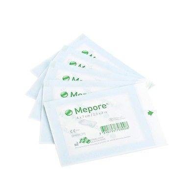Mepore Sterile Absorbent Dressings 6cm x 7cm x10 Wounds Cuts Grazes 670800
