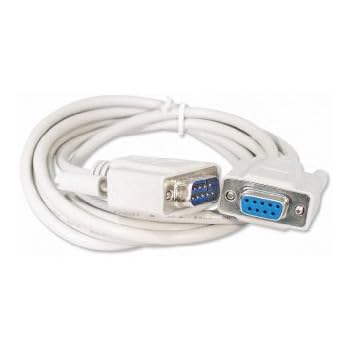 YCS basics 6 Foot DB9 9 Pin Serial / RS232 Male/Female Extension Cable