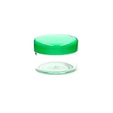 AngelaKerry Multicolor Sample Cosmetic Bottle Travel Skin Care Lip Balms Pot Container-Empty(3G+Green Pack of 50pcs)