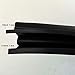 BOWSEN Garage Door Bottom Seals Weatherproof Weather Stripping Threshold Buffering Sealing High Performance EPDM Rubber Resistance Gasket Black 5/16 Inch T-End, 16FT Long
