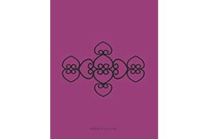 Adinkra Journal: Asase Ye Duru "The Earth has Weight" symbolizes Divinity of Mother Earth. Beautiful Adinkra Symbol Lined Royal Heath Color 120 page Writing Notebook Diary Gift Idea