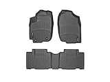 2013-2015 Toyota RAV4-Weathertech Floor Liners-Full Set (Includes 1st and 2nd Row) Black