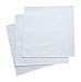 Bandanas for Women Organic Ladies Handkerchiefs for Women Soft Cotton (White Percale, Large (14in x 14in), Pk 3