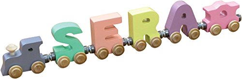 4 Letter Pastel NameTrain - Made in USA