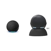 Echo Dot (4th Gen) Charcoal with Battery Base