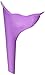 2x P EZ Female Silicone Portable Camp Outdoor Urination Device Purple Lightweight Travel Urination Device Camping Toilet Women Urinal Funnel - Stand Up & Pee
