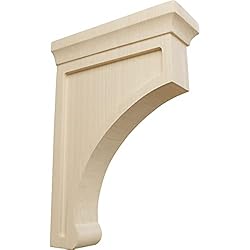 Ekena Millwork BKTW02X07X10GORW Large Gomez Wood