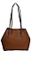 Etienne Aigner Bombe A Leather Tote - Toffee