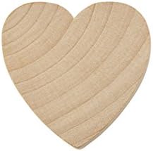 1 1 2 Wood Hearts Natural Unfinished Wood Heart Cutout Shape 1 5 Inch Wooden Heart 1 1 2 Inch Tall X 1 8 Inch Thick Bag Of 100 In Bahrain Binge Bh