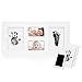 Norjews Baby Handprint and Footprint Photo Frame Kit for Newborn Boys and Girls, Babyprints Paper and Clean Touch Ink Pad to Create Baby's Prints, Amazing