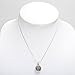 925 Oxidized Sterling Silver Open Filigree Vintage Flower Vine Round Locket Pendant Necklace, 18