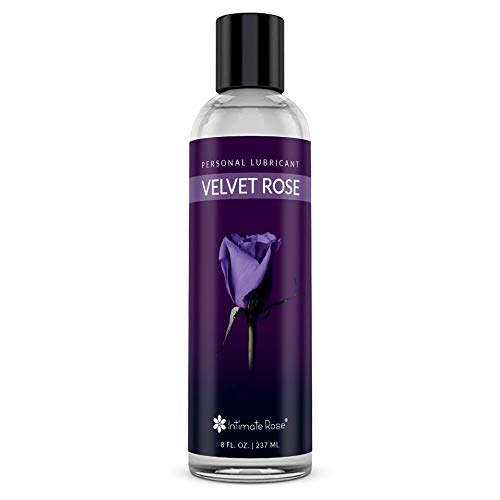 3 Bottles of Personal Lubricant Water Based Lube - for Men & Women - Great for Sensitive Skin, Comfortably Moisturizes & Lubricates - Smooth as Silk & Stimulating Sex Lubes - 8 oz by Intimate Rose