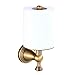 Rozin Elegant Antique Brass Bathroom Toilet Paper Holder Roll Upright Tissue Shelf