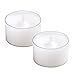 Simcha Tealight Candles No Messy Cleanup Easy Disposal Protects Surfaces Sophisticated Design Burns 8 Hours White Unscented Versatile Usage