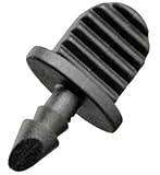 2 Pack (50 Total Fittings) Orbit 1/4" Drip Barbed End Plug for Drip Irrigation Tubing - 25 Pack