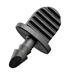 2 Pack (50 Total Fittings) Orbit 1/4 Inch Drip Barbed End Plug for Drip Irrigation Tubing - 25 Pack