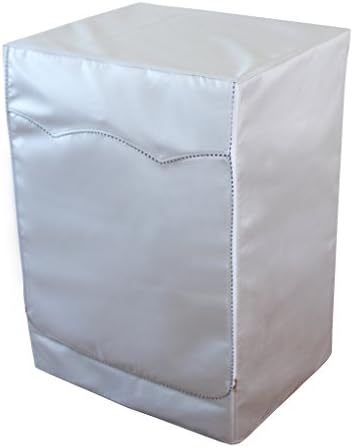 Egbinmd washing machine cover for front load washer/dryer protector with zipper silver waterproof dustproof A type XL