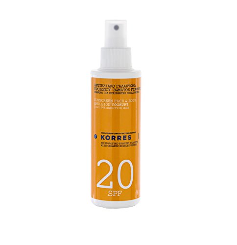 Korres Yoghurt SPF 20 Face and Body Sunscreen Emulsion Spray 150ml