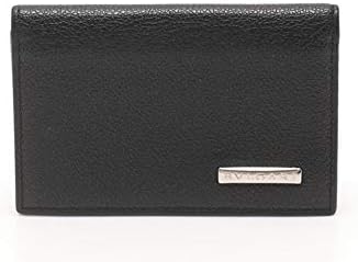 ブルガリ Bvlgari カードケース 名刺入れ レザー 黒 小物 メンズ 中古 名刺入れ Amazon