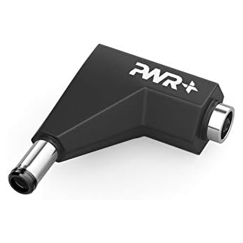 Pwr 4.5 mm x 4.5 mm Right Angle 90-Degree Power Adapter Connector Converter for Dell Inspiron; Latitude; XPS; Vostro Laptop AC Charger Cord
