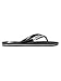 Quiksilver Men's Molokai Athletic Sandal, Black/White, 10 M US
