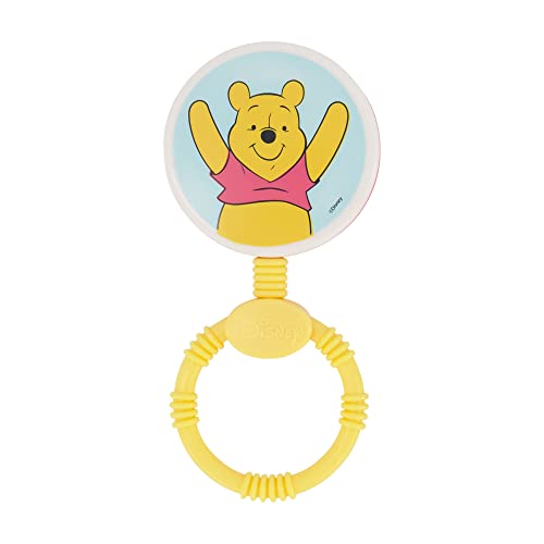 2 Pack Disney Winnie The Pooh Character Shape Rattle and Keyring