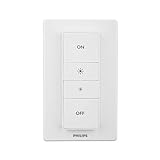Philips 798082 Smart Home Hue Dimmer Switch with Remote, 1, White (Renewed)
